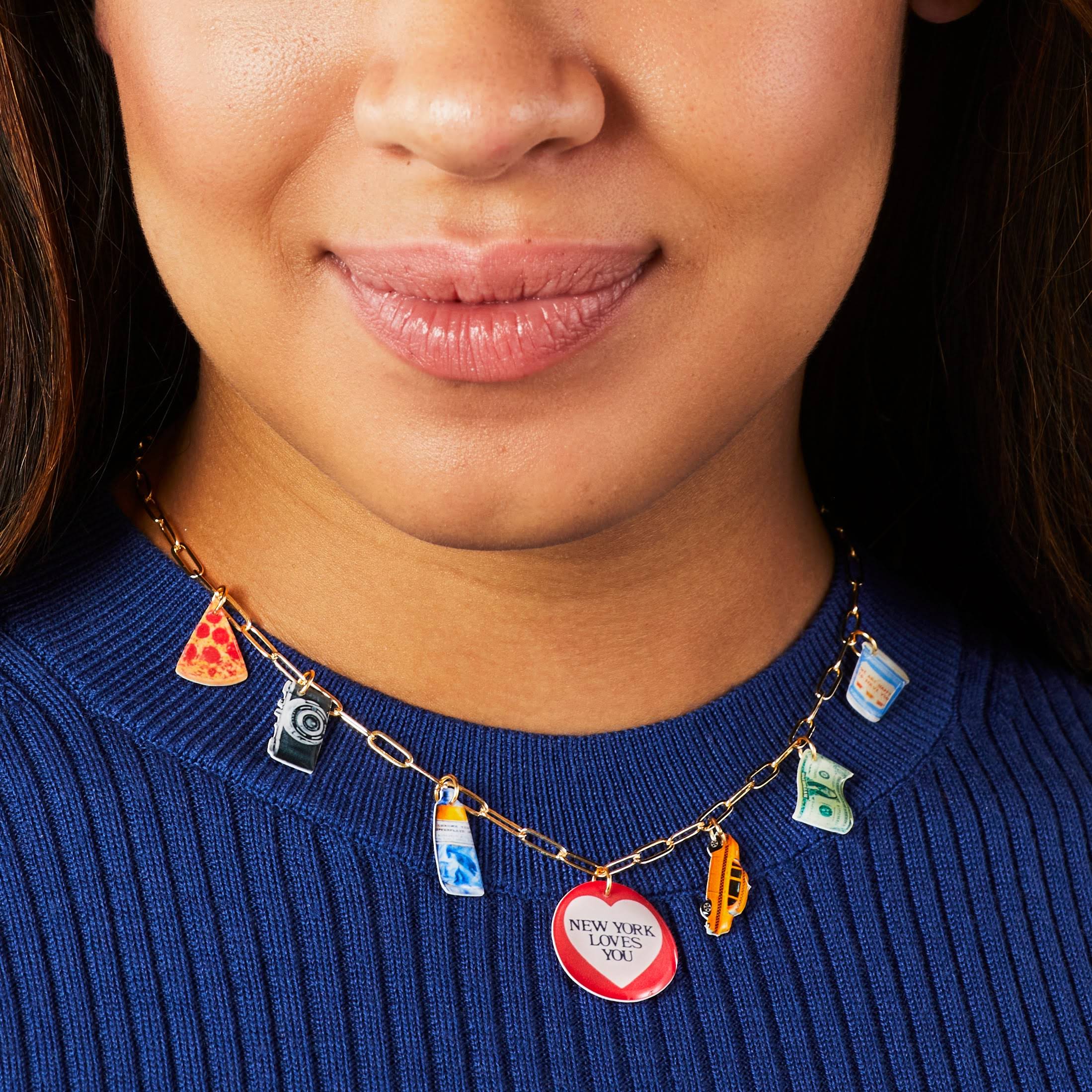 Haricot Vert NYC Charm Necklace