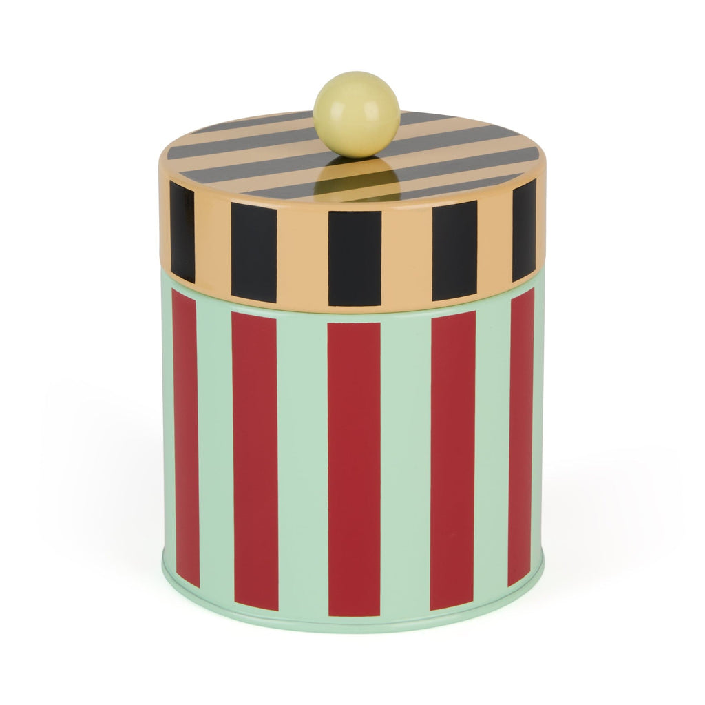Dusen Dusen Striped Canister - Red/Blue