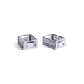 HAY Recycled Plastic Collapsible Color Crate - Lavender