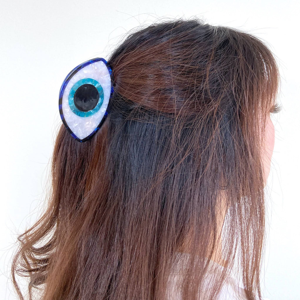 Solar Eclipse Hair Clip - Evil Eye