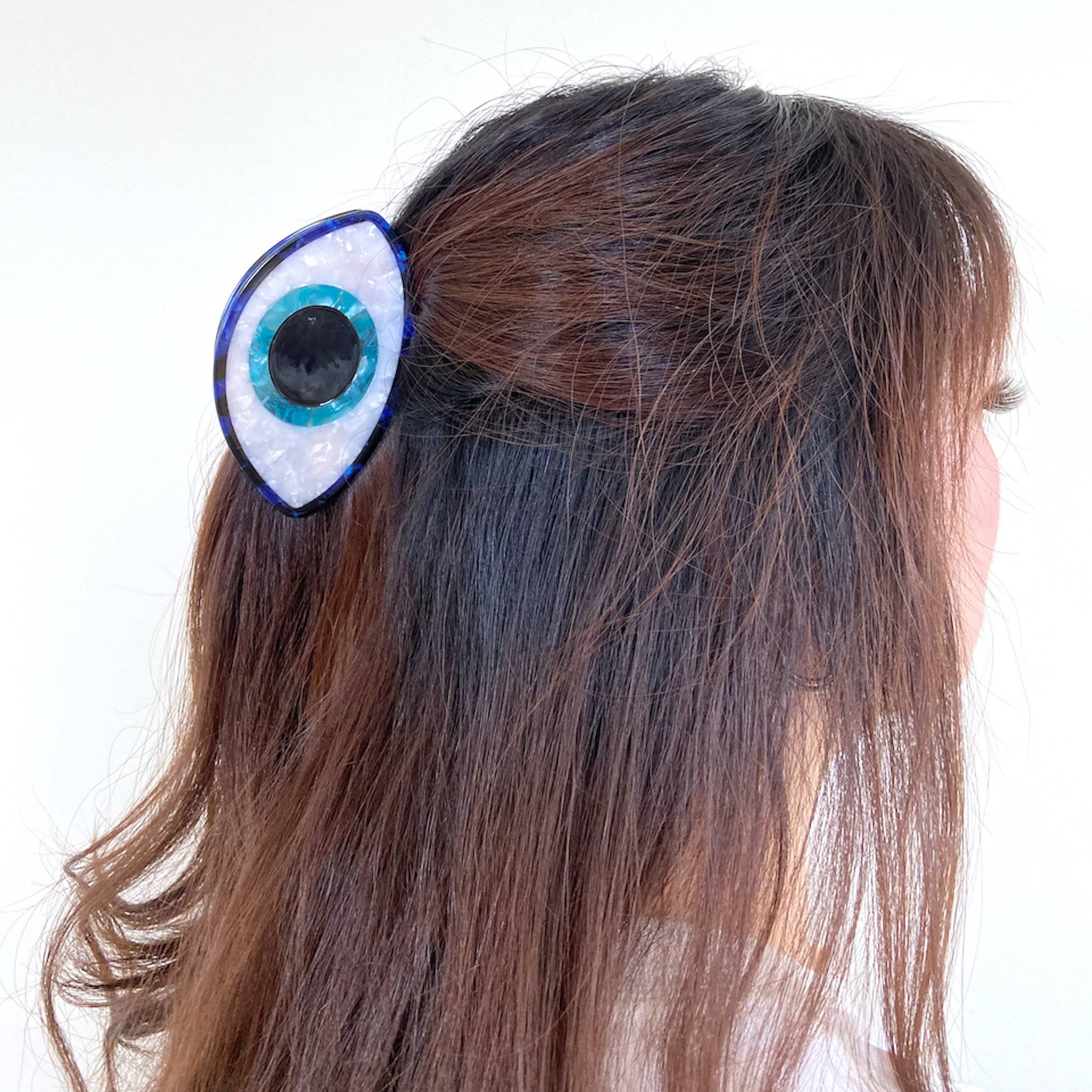Solar Eclipse Hair Clip - Evil Eye