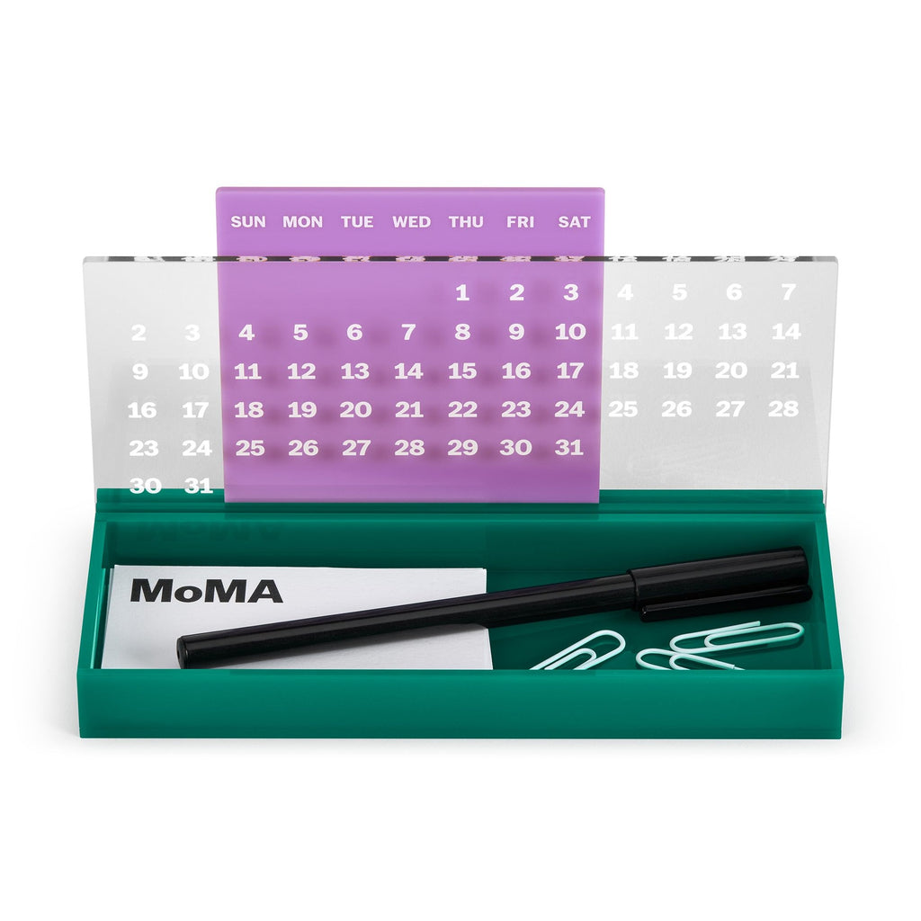 MoMA Colorplay Perpetual Calendar and Organizer - Pink