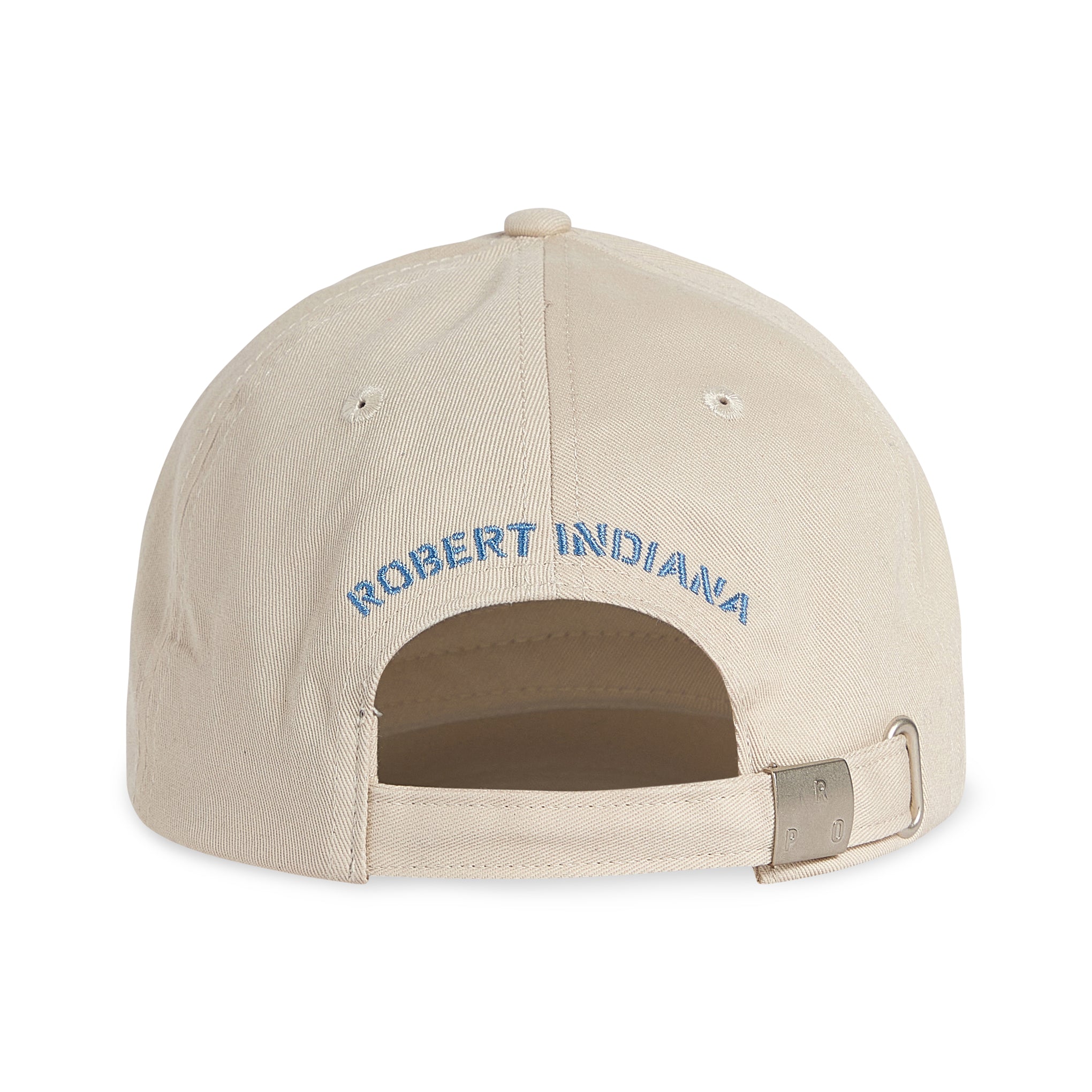 Robert Indiana LOVE Cotton Canvas Baseball Cap - Ivory