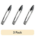 (3 pack) Heat Resistant Stainless Steel and Silicone Mini Tongs