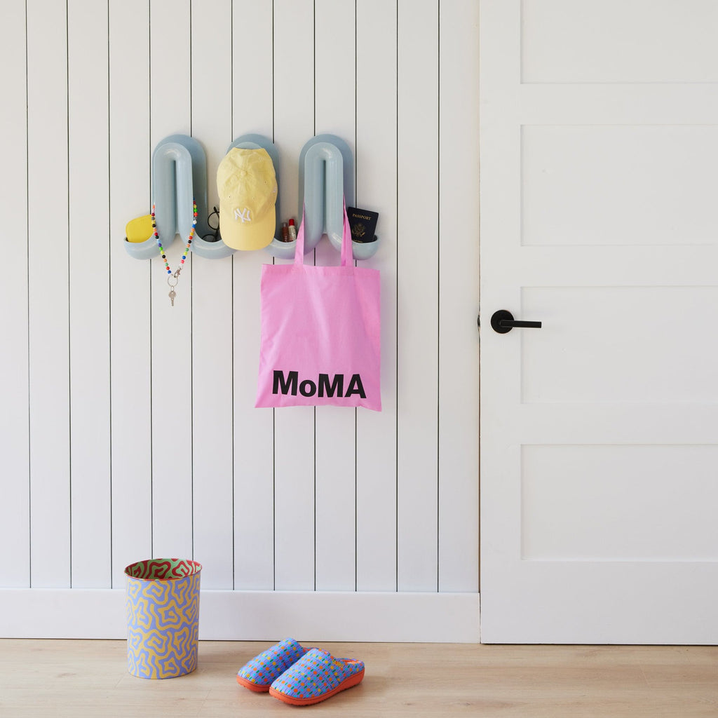 Swell Coat Rack &amp; Wall Organizer - Blue/ Gray