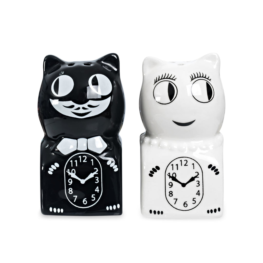 Kit-Cat Clock Salt &amp; Pepper Shakers - Set of 2