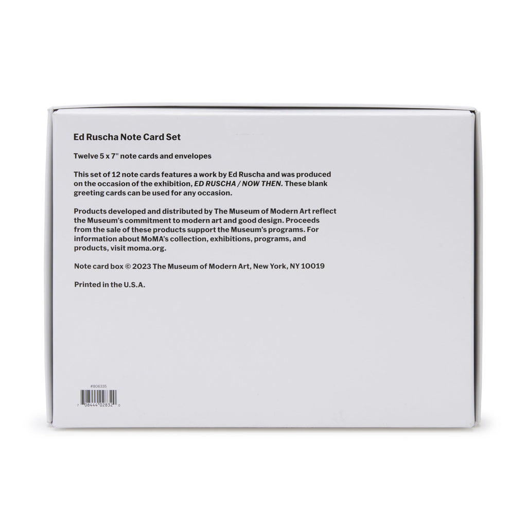Ed Ruscha Note Cards - Set of 8