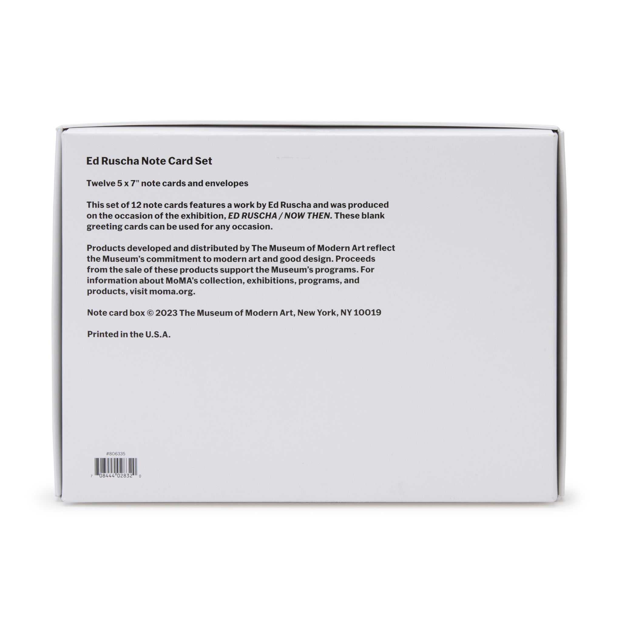 Ed Ruscha Note Cards - Set of 8