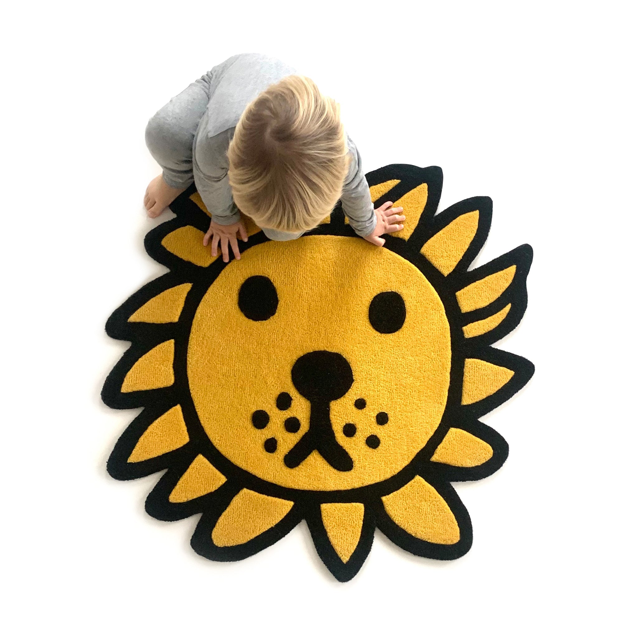 Miffy &amp; Friends Wool Rug - Yellow