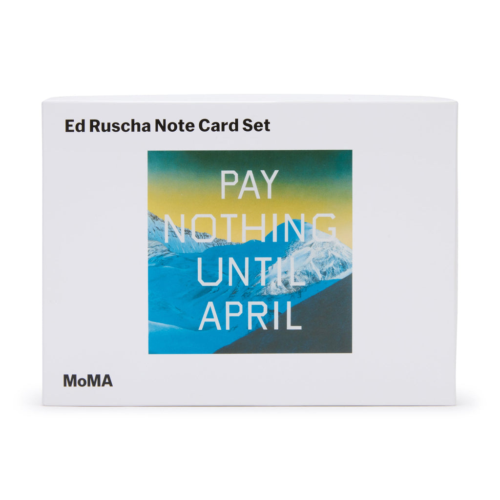 Ed Ruscha Note Cards - Set of 8