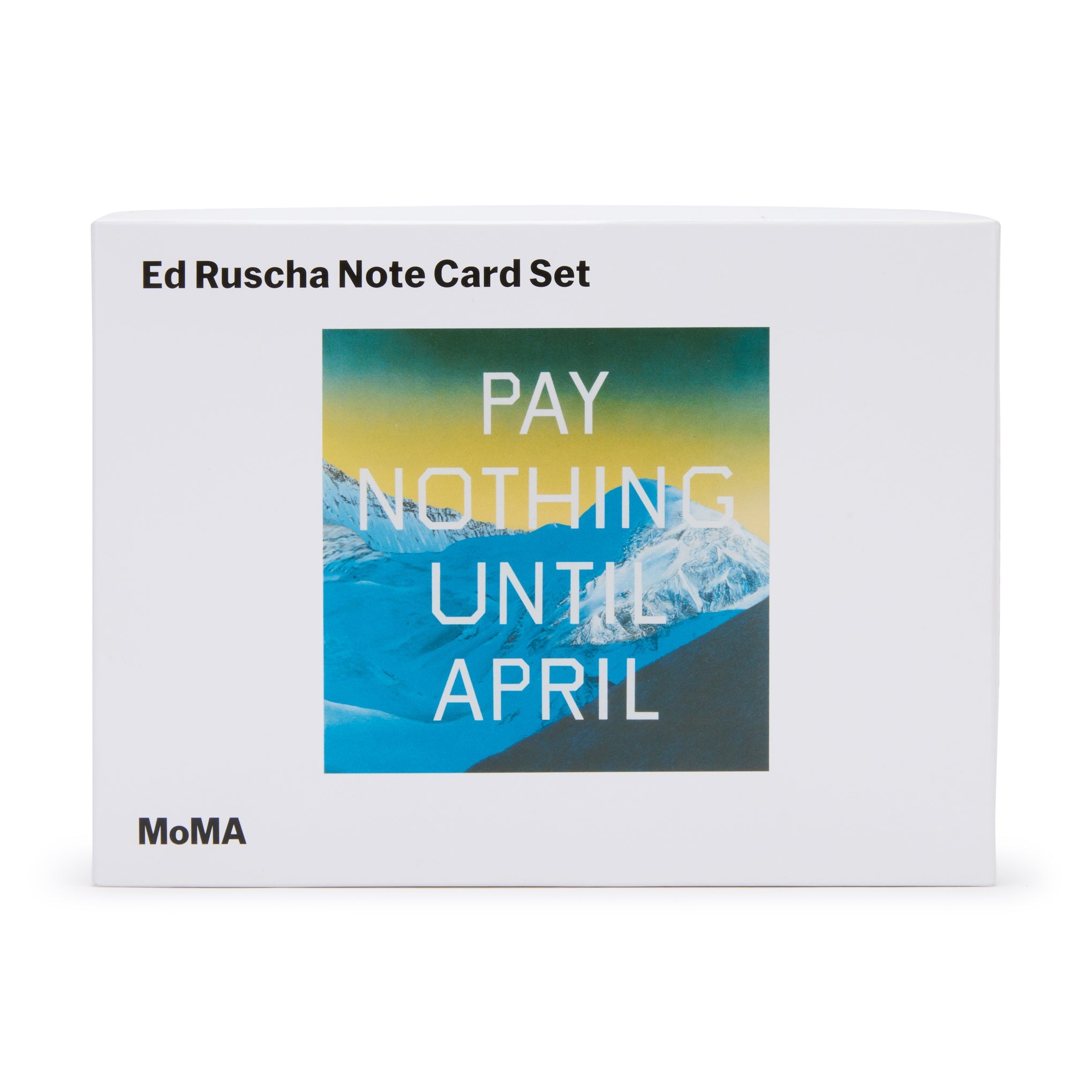 Ed Ruscha Note Cards - Set of 8