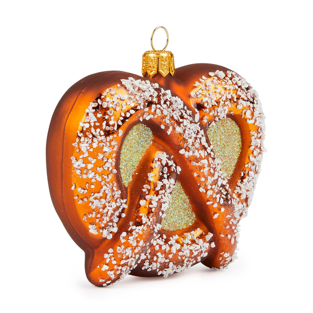 NYC Glass Holiday Ornament - Pretzel