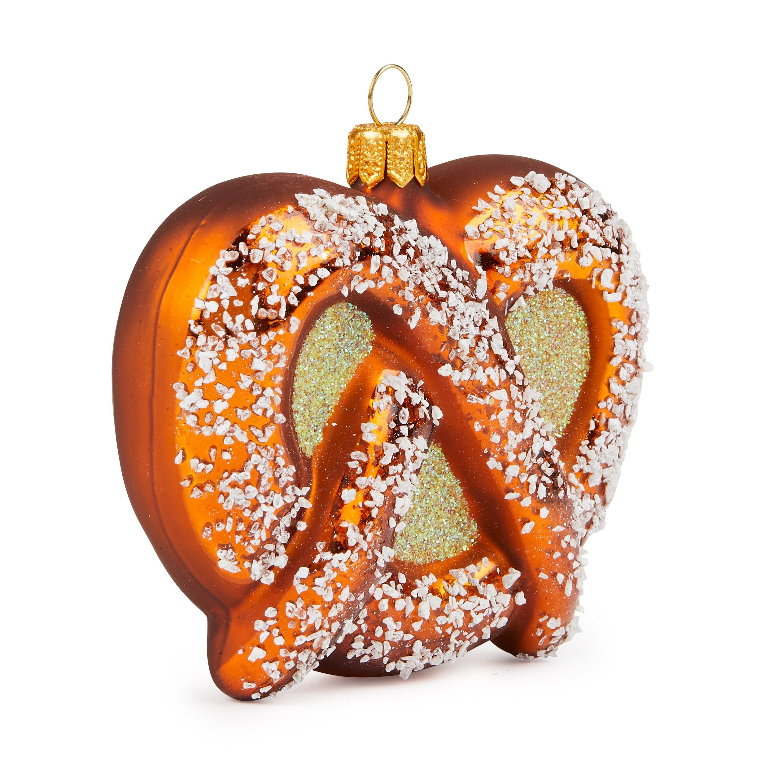 NYC Glass Holiday Ornament - Pretzel