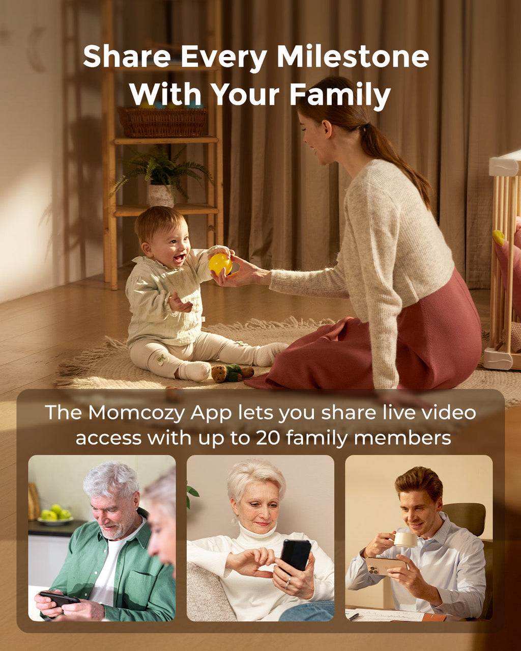 Momcozy 5-Inch Dual-mode Smart Baby Monitor-BM04 (Member Exclusive)-Stock 2