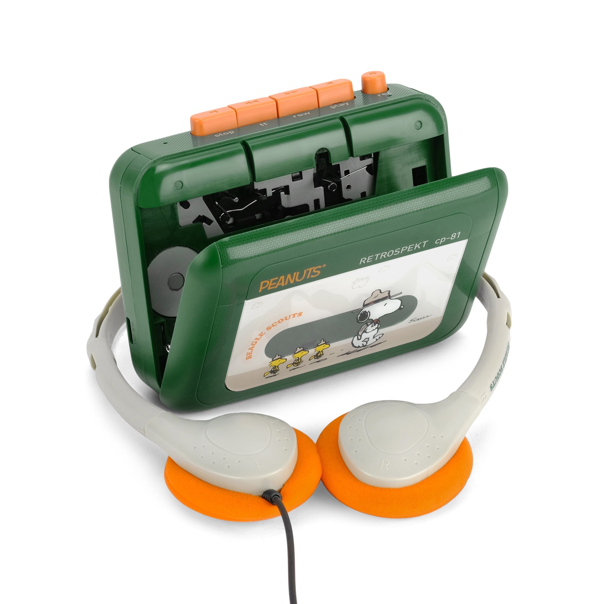Snoopy's Beagle Scouts CP-81 Cassette Player