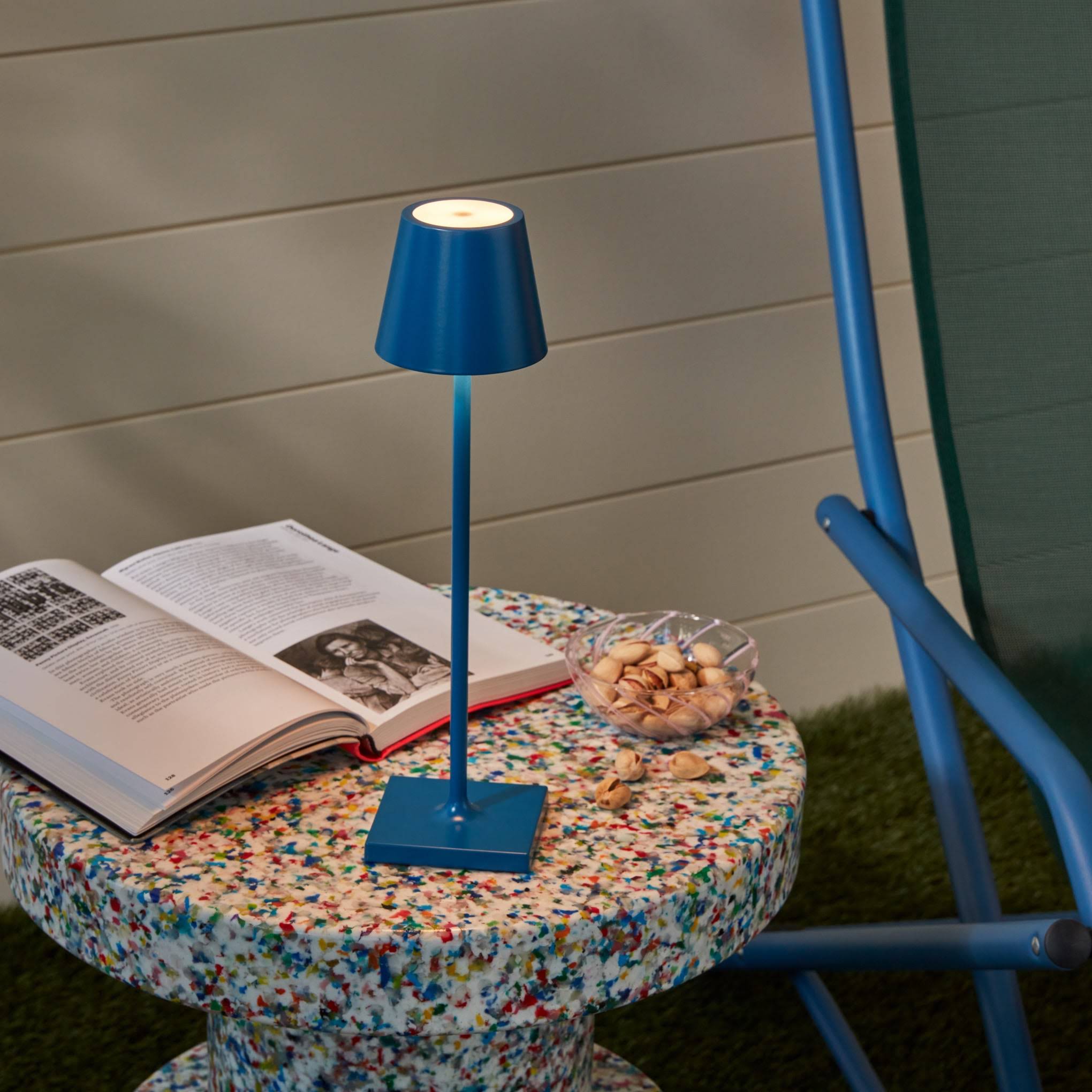 Poldina Micro Portable Lamp - Capri Blu