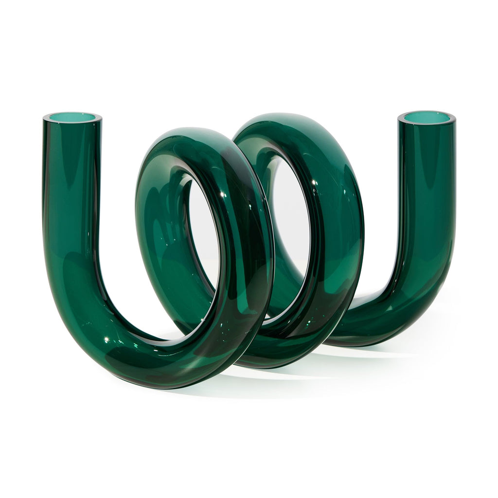 Curly Glass Vase