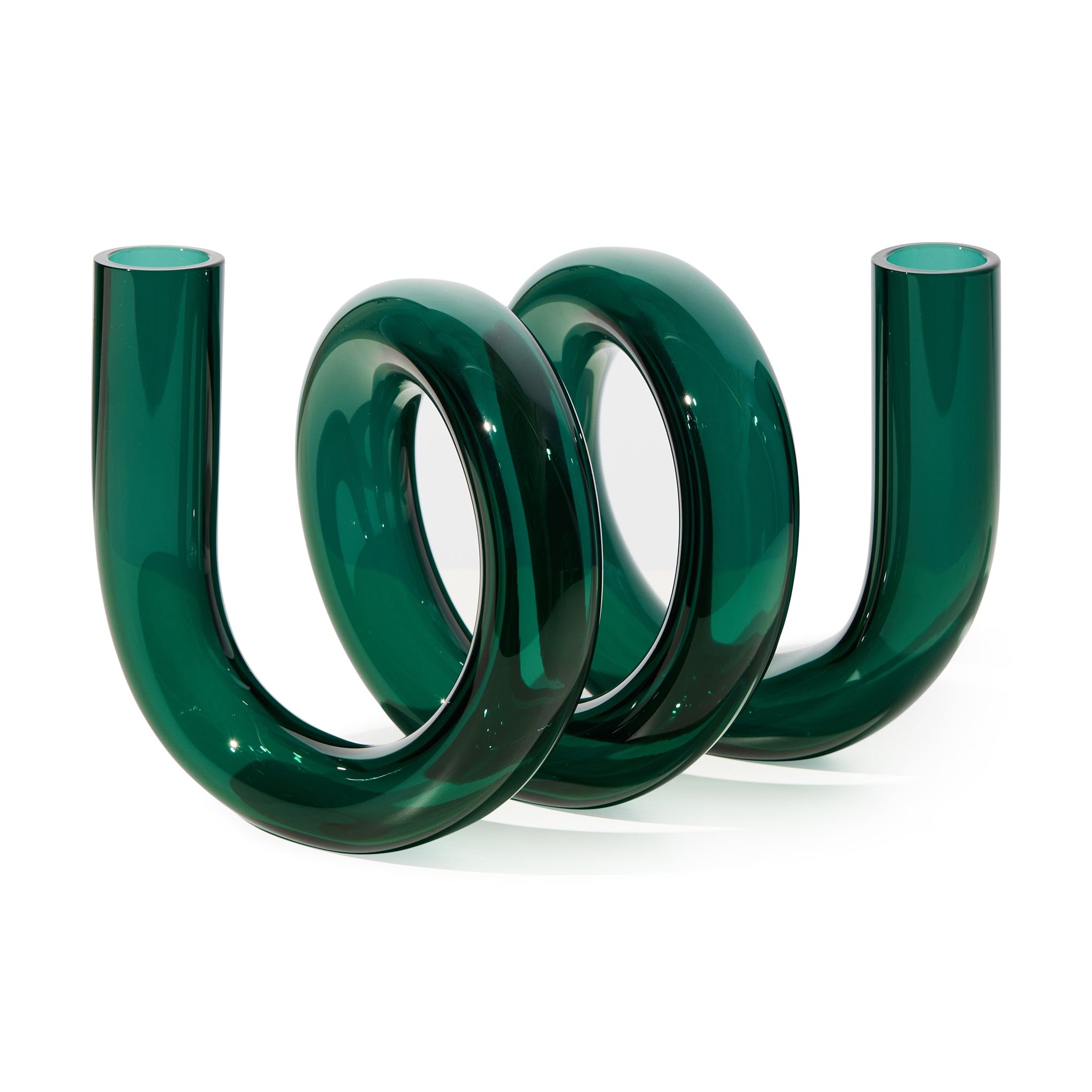 Curly Glass Vase