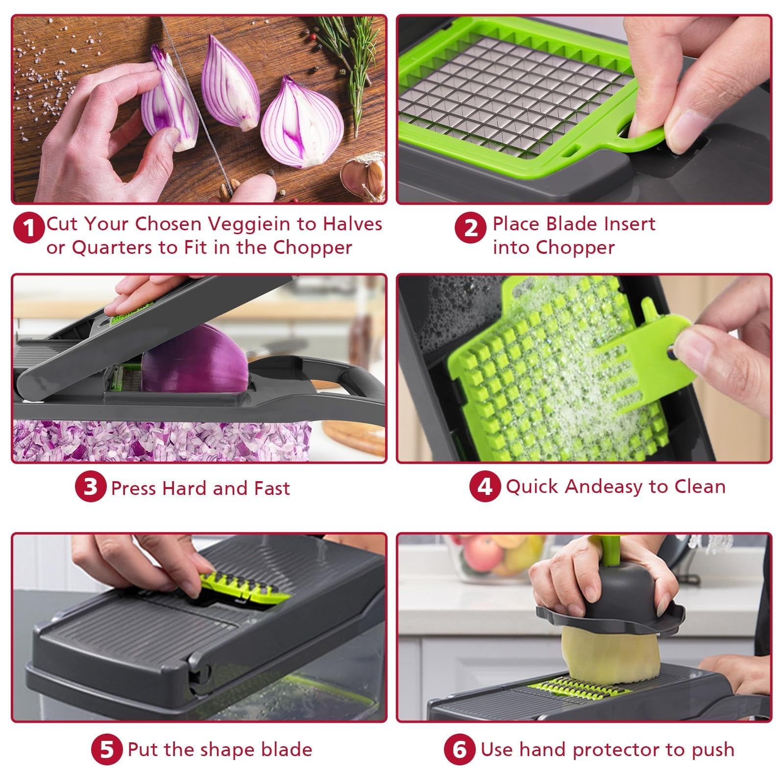 Vegetable Chopper Slicer 16 in 1