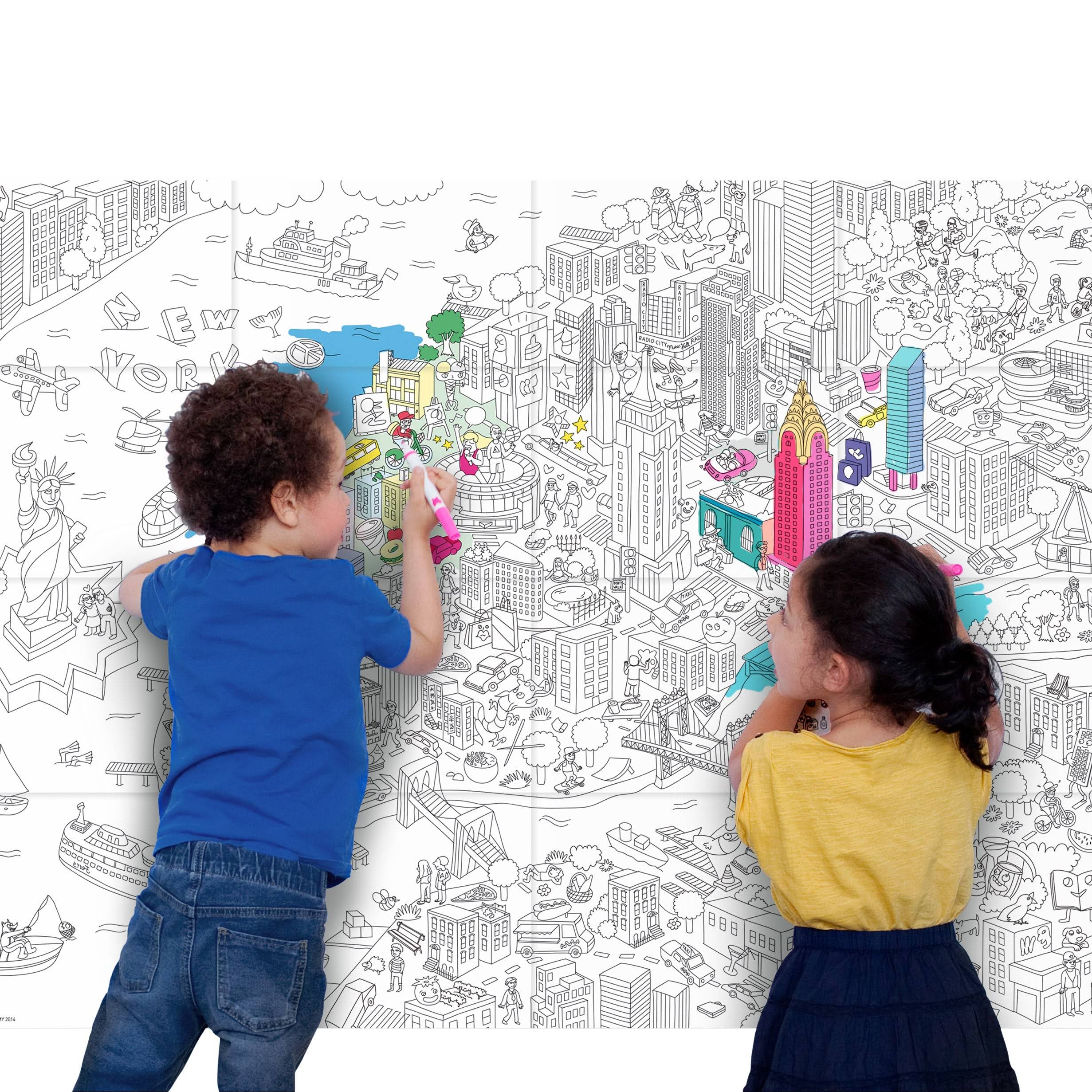 Giant Coloring Poster - NYC