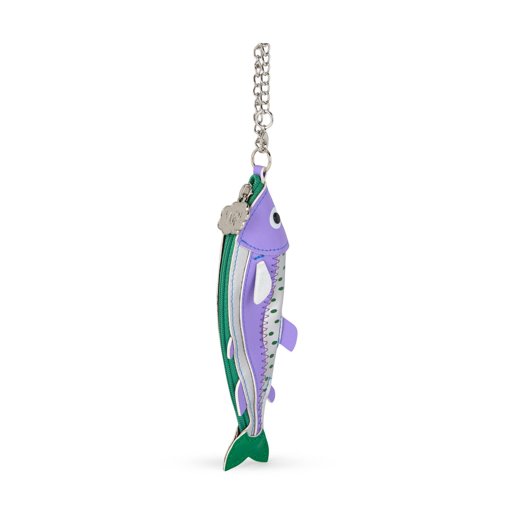Fish Zip Pouch - Purple