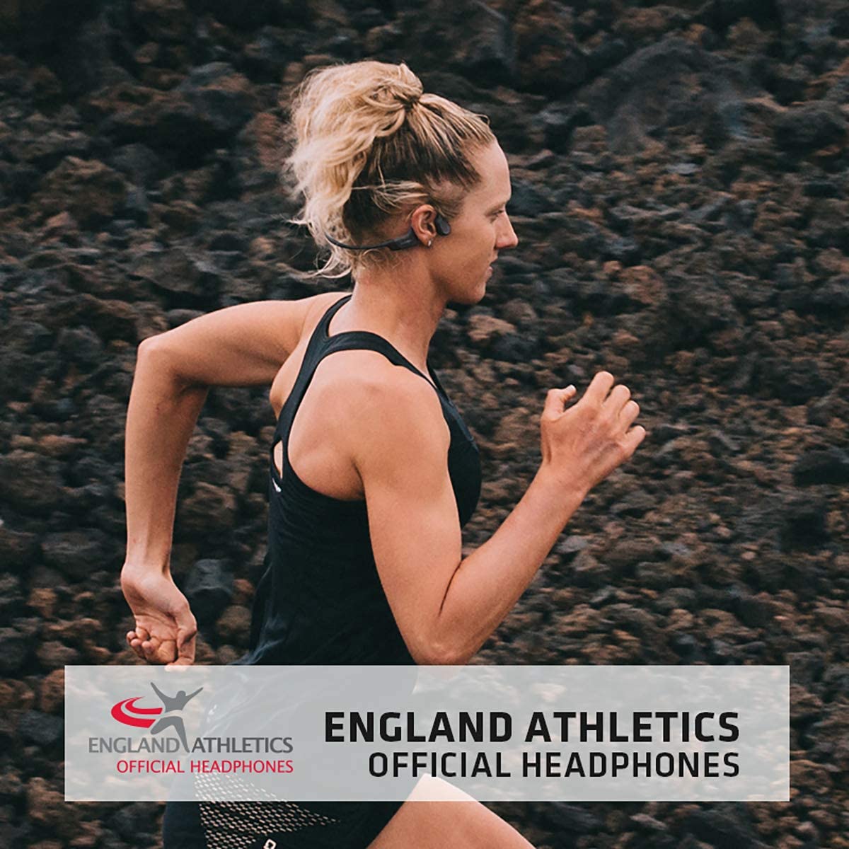 AfterShokz Aeropex Open-Ear Wireless Bone Conduction Headphones with Sport Belt Cosmic Black 2.3