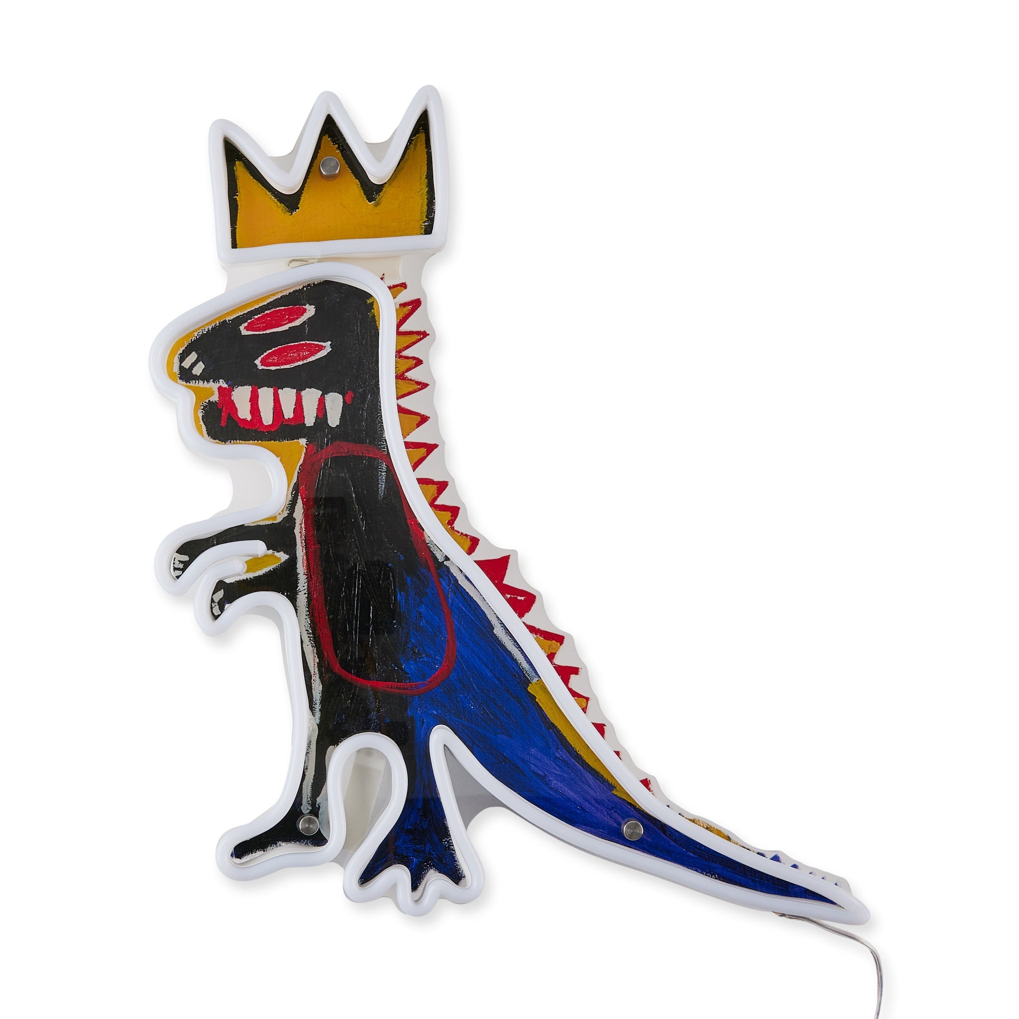 Jean-Michel Basquiat Pez Dispenser Neon Sign