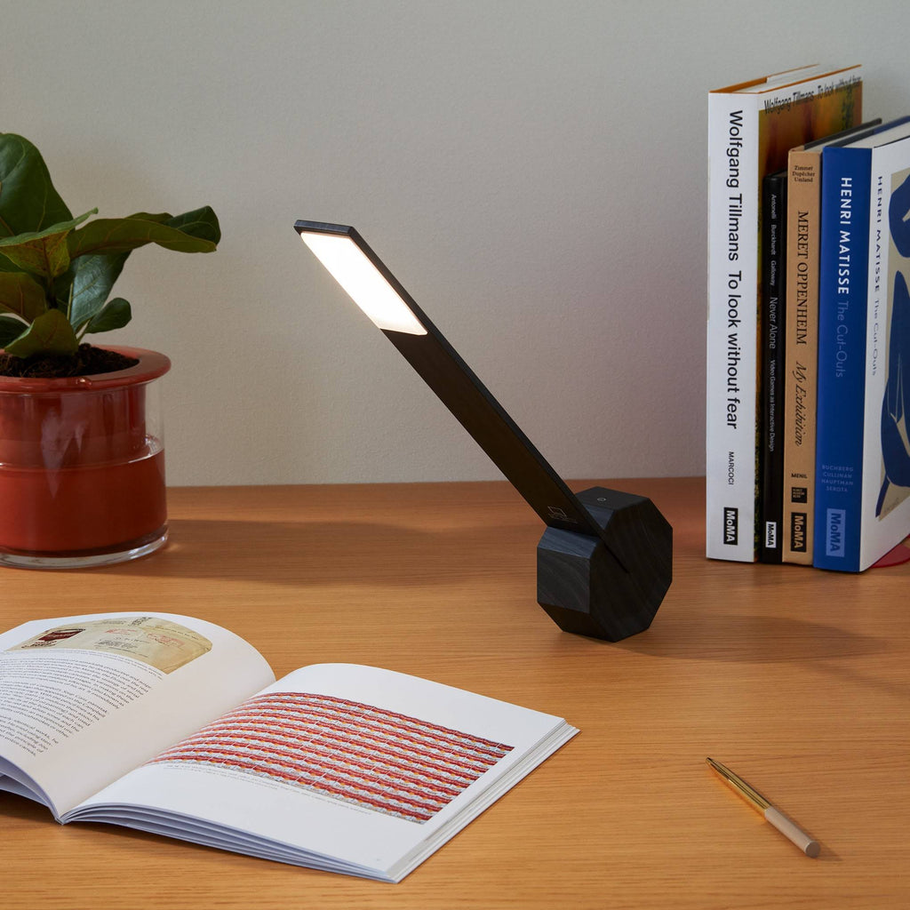 Octagon Portable Desk Light - Black