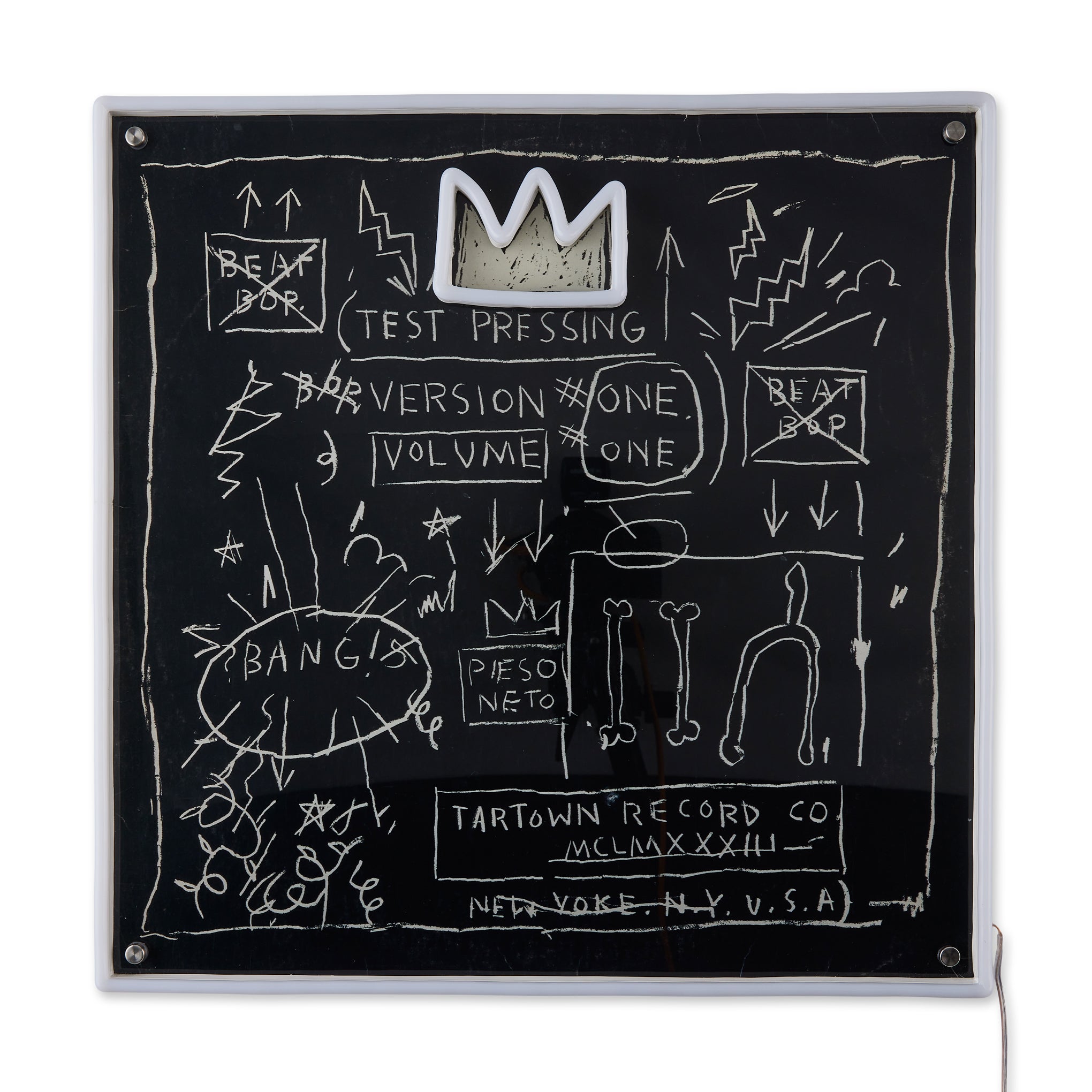 Jean-Michel Basquiat Beat Bop Neon Sign