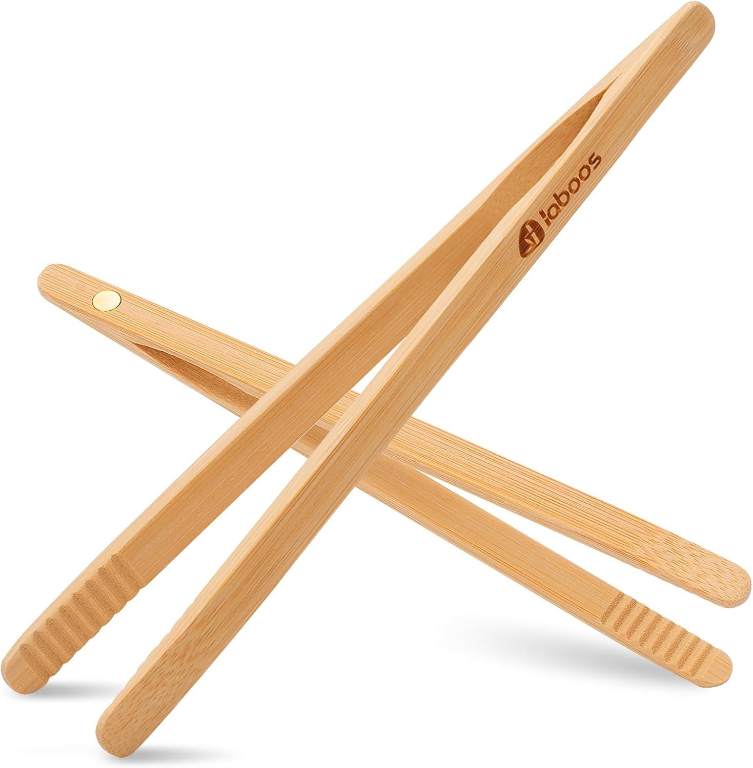 Bamboo Toast Tongs - Wood Cooking Tong,Ideal for Toaster,Fruits, Bread & Pickles, Kitchen Utensil fo...