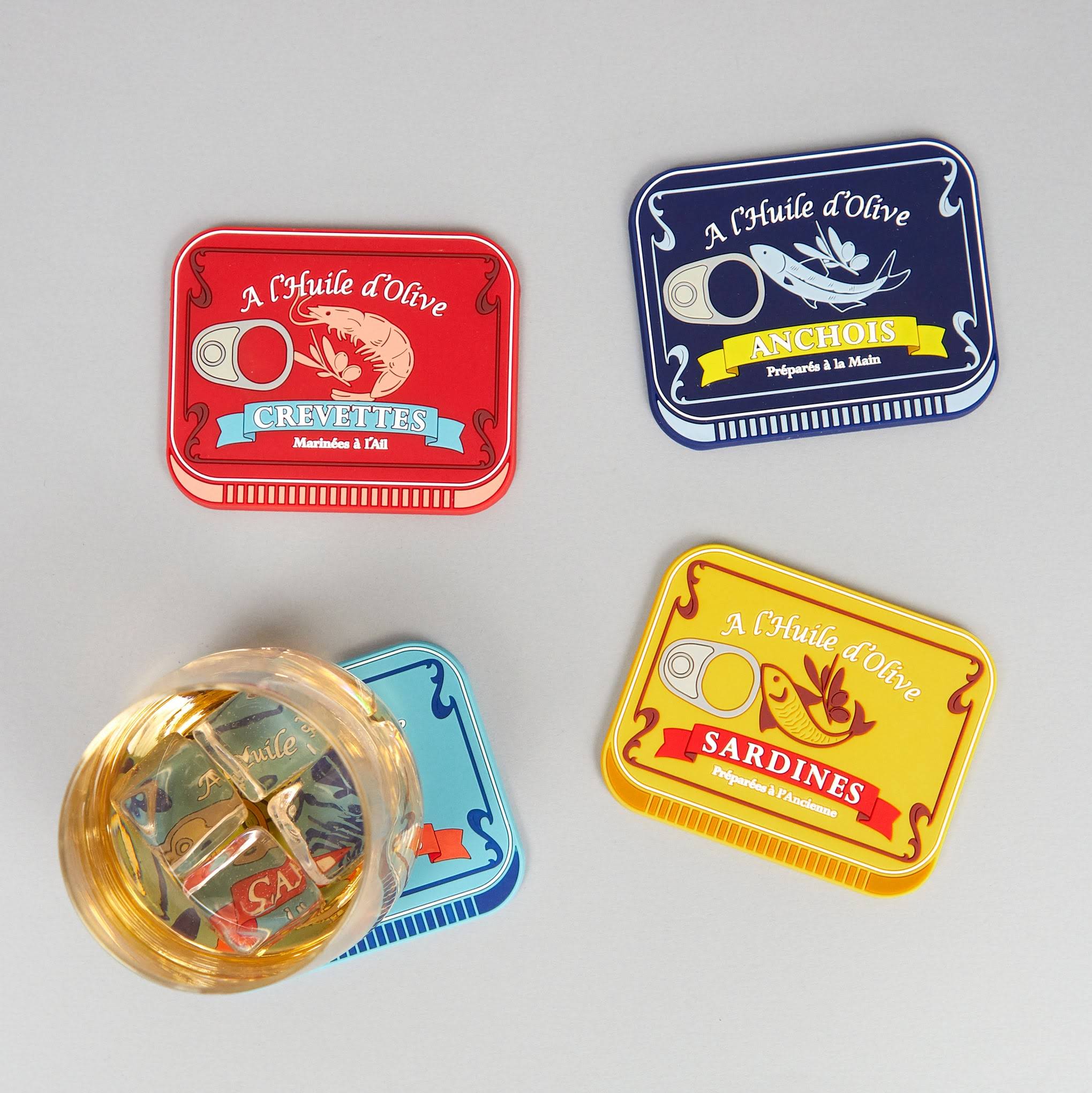 Conserverie Coasters - Set of 4