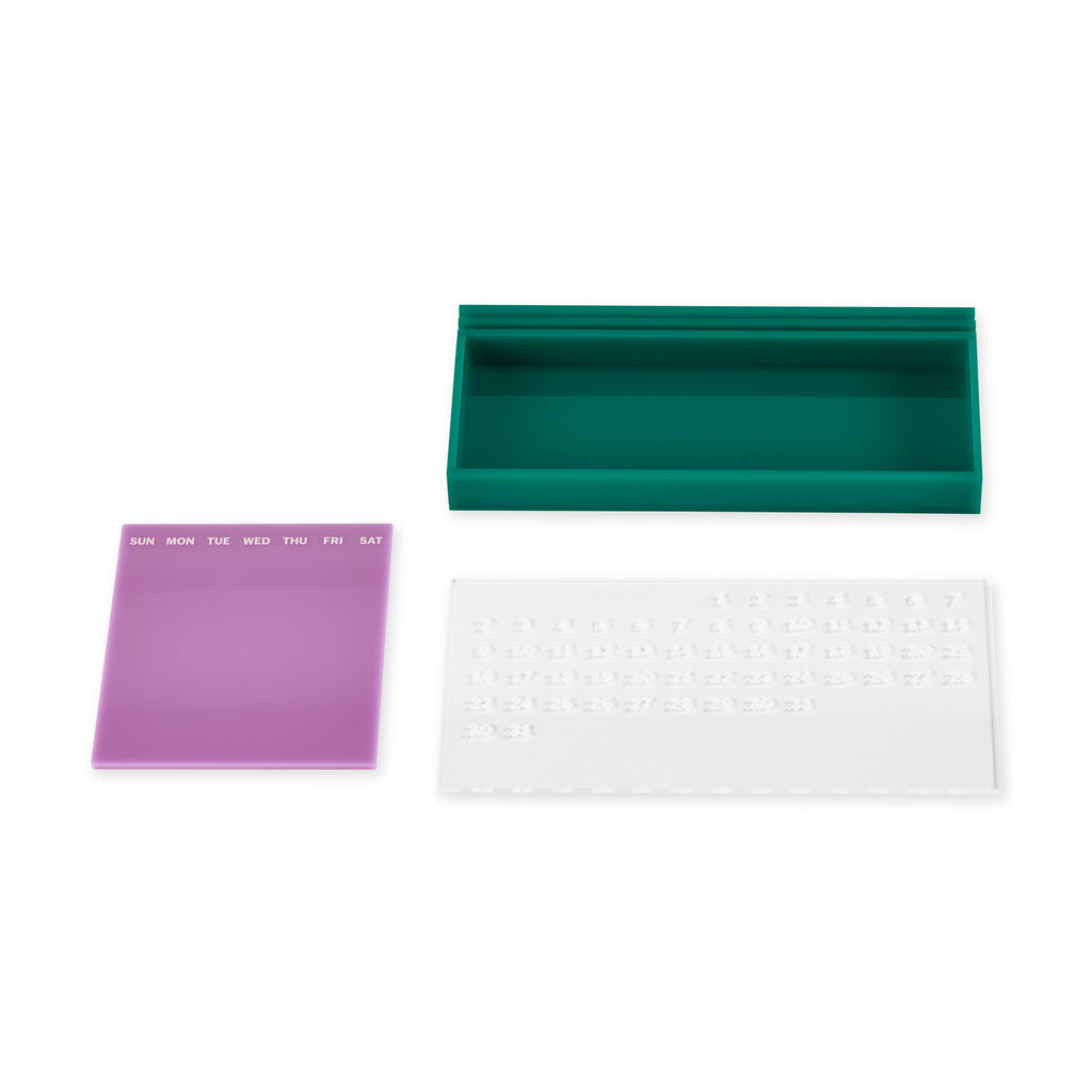 MoMA Colorplay Perpetual Calendar and Organizer - Pink