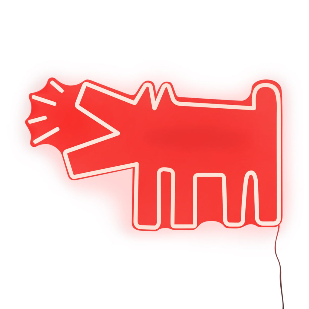 Keith Haring Barking Dog Neon Sign