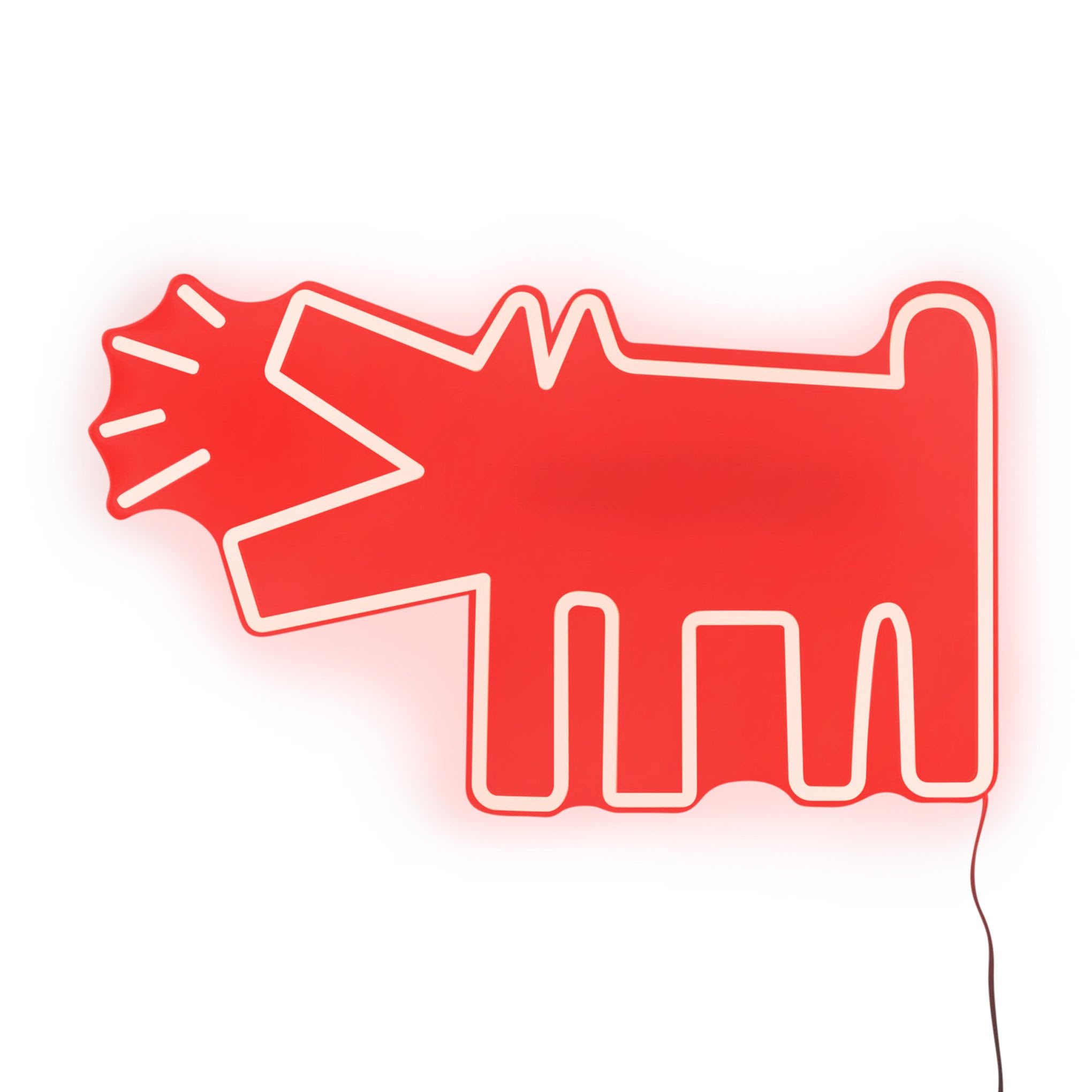 Keith Haring Barking Dog Neon Sign