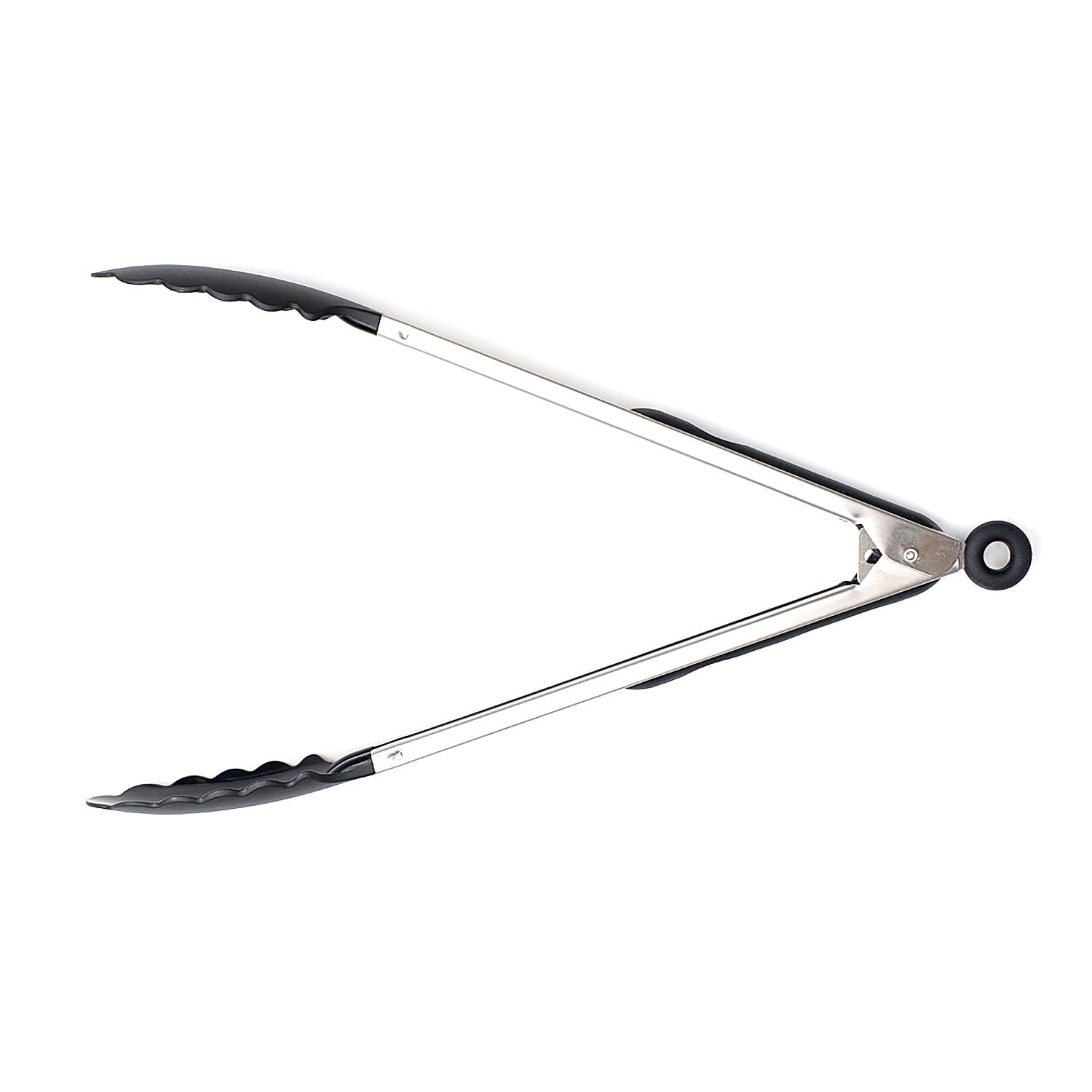 13 Inch Rust Resistant Nylon End Stainless Steel Dripless Kitchen Tongs