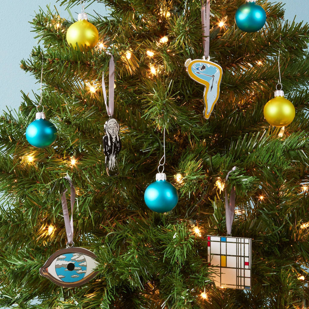 MoMA Piet Mondrian Enamel Holiday Ornament - Mondrian