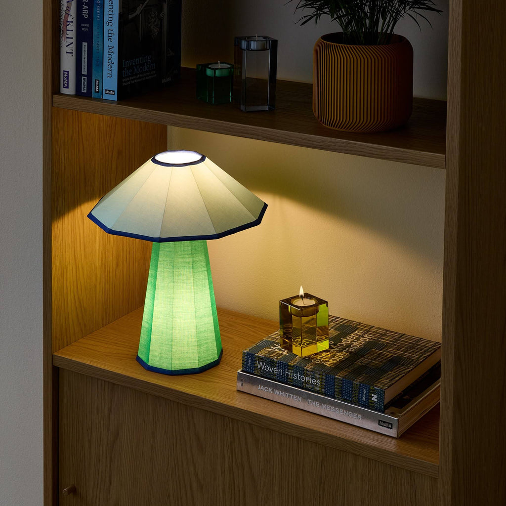 Trimme Table Lamp - Green/ Light Blue