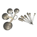 Stainless Steel Measuring Cup and Spoon Set, 10 Different Sized Cups and Spoons