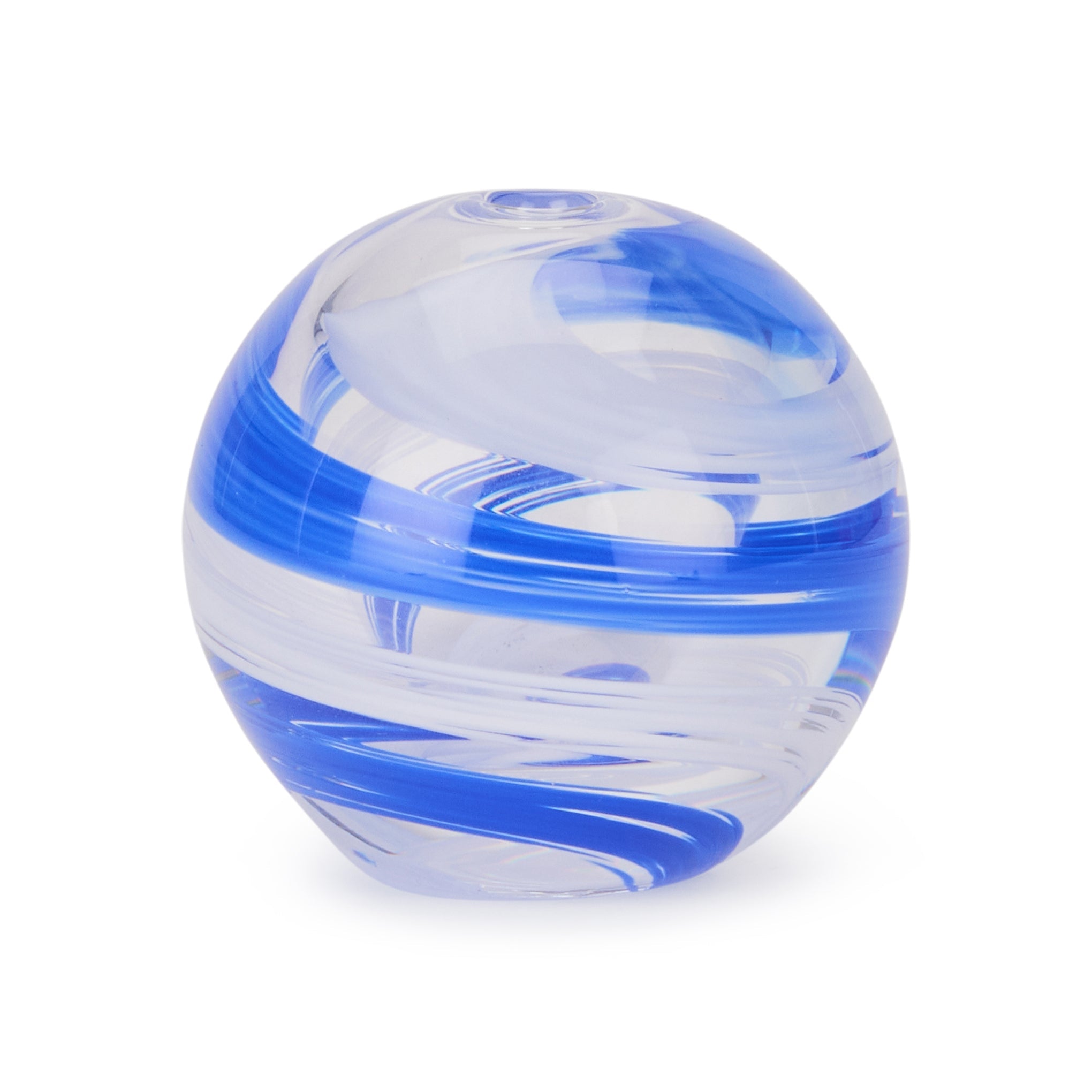 Hana Glass Bud Vase - Blue