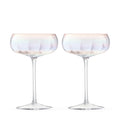 Pearl Glass Drinkware - Set of 2 - Coupe
