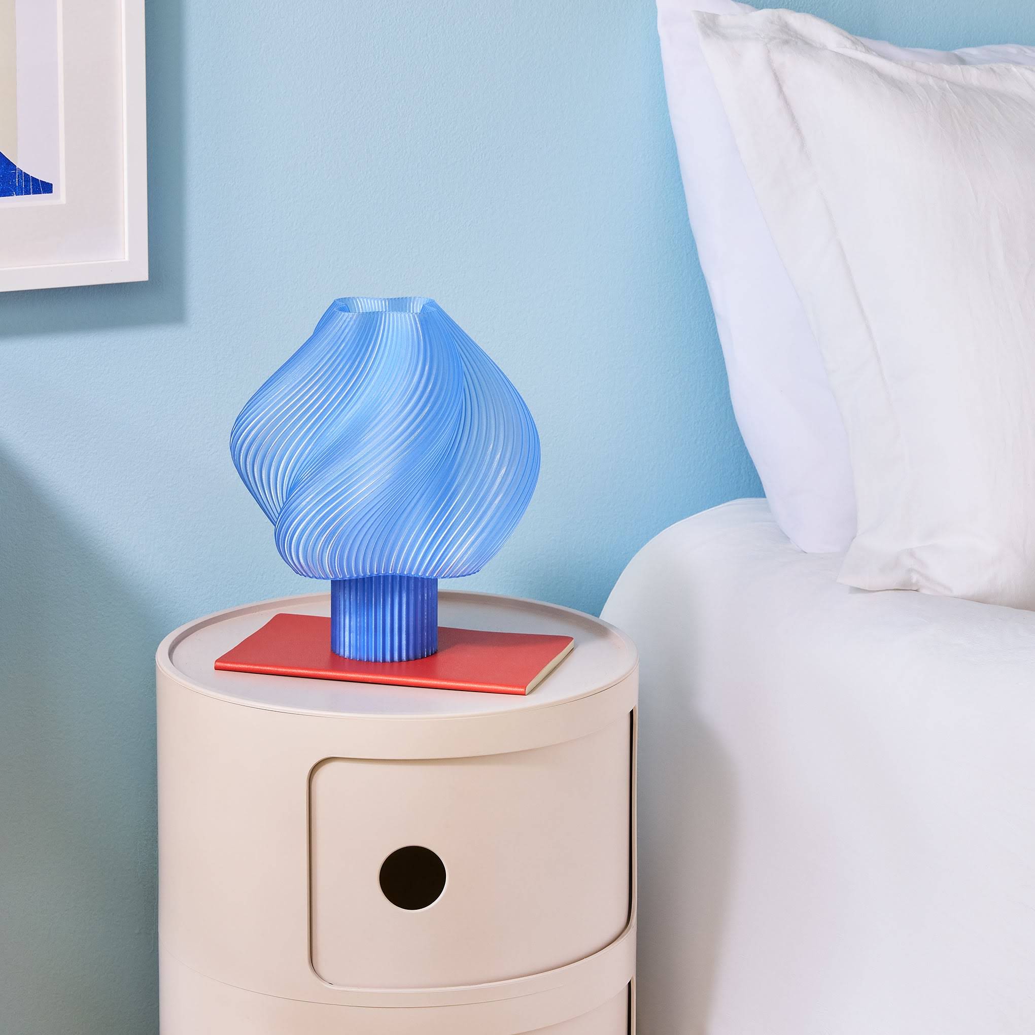 Soft Serve 3D-Printed Lamp - Blueberry Sorbet