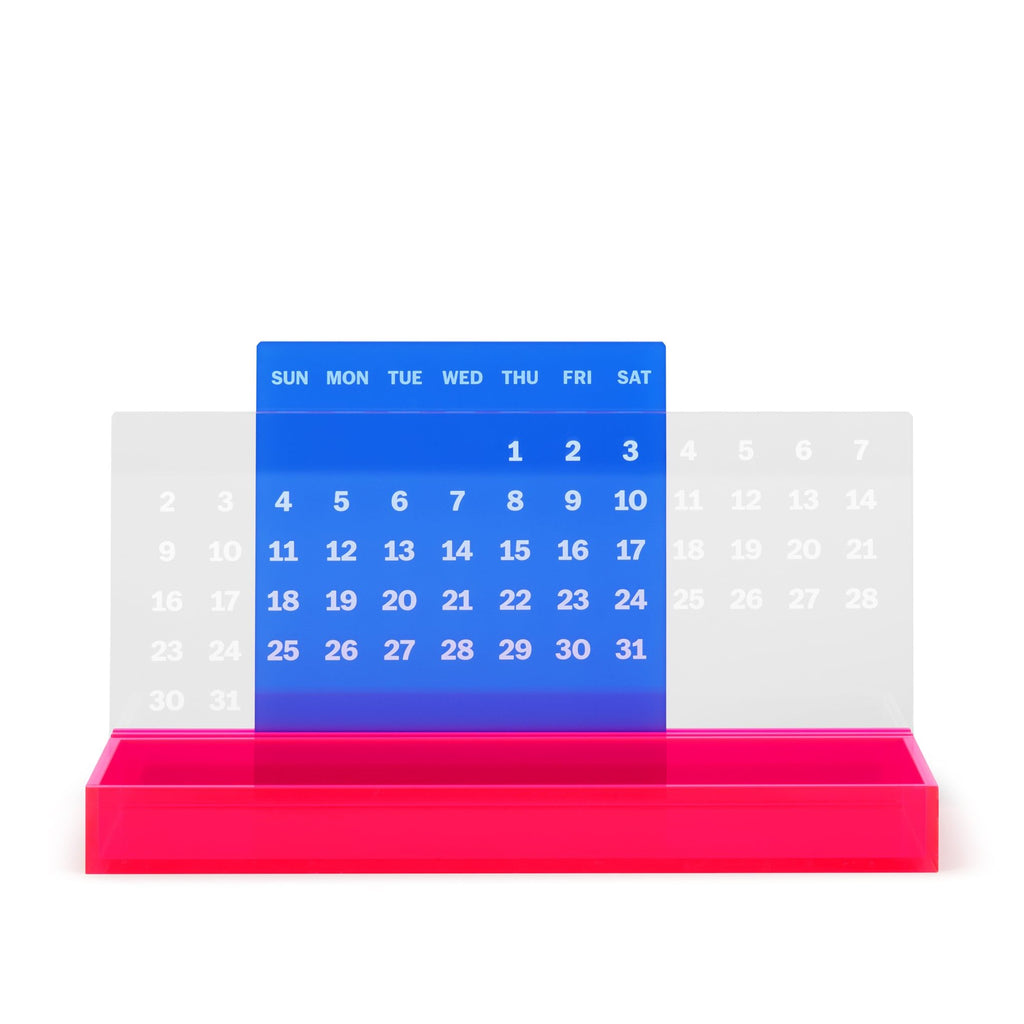 MoMA Colorplay Perpetual Calendar and Organizer - Blue