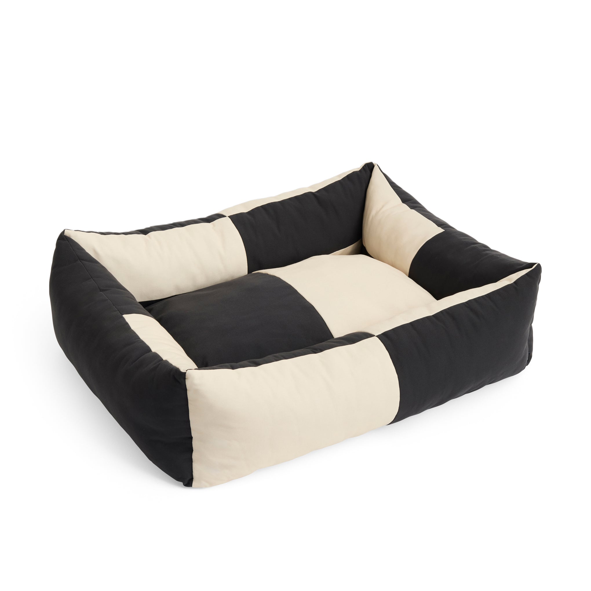 HAY Dog Bed in Recycled Polyester - Black/ White