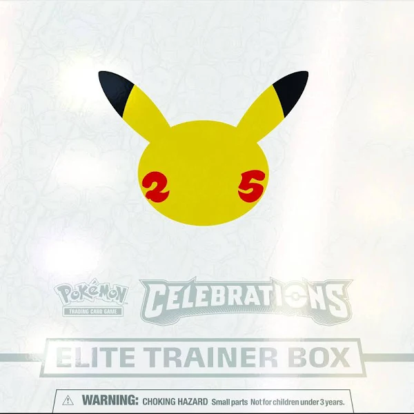 Pokemon Celebrations Elite Trainer Box with 10 Booster Packs, Greninja Foil Card, 65 Sleeves &amp; Energy Cards