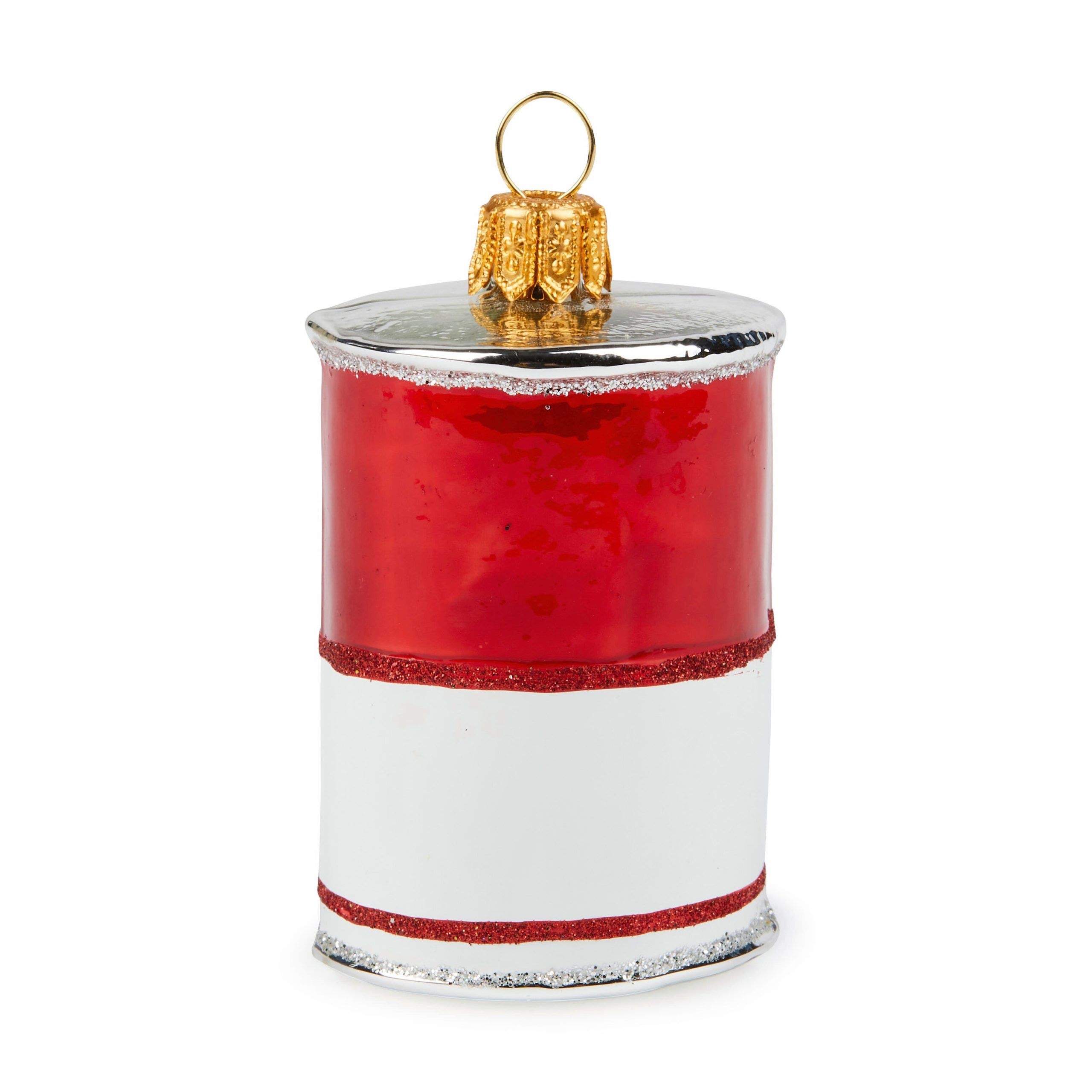 NYC Glass Holiday Ornament - Soup Can