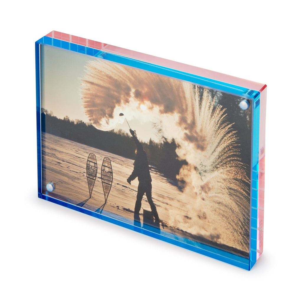 Nicolai Canetti Dual-Color Magnetic Picture Frame - Blue/Pink