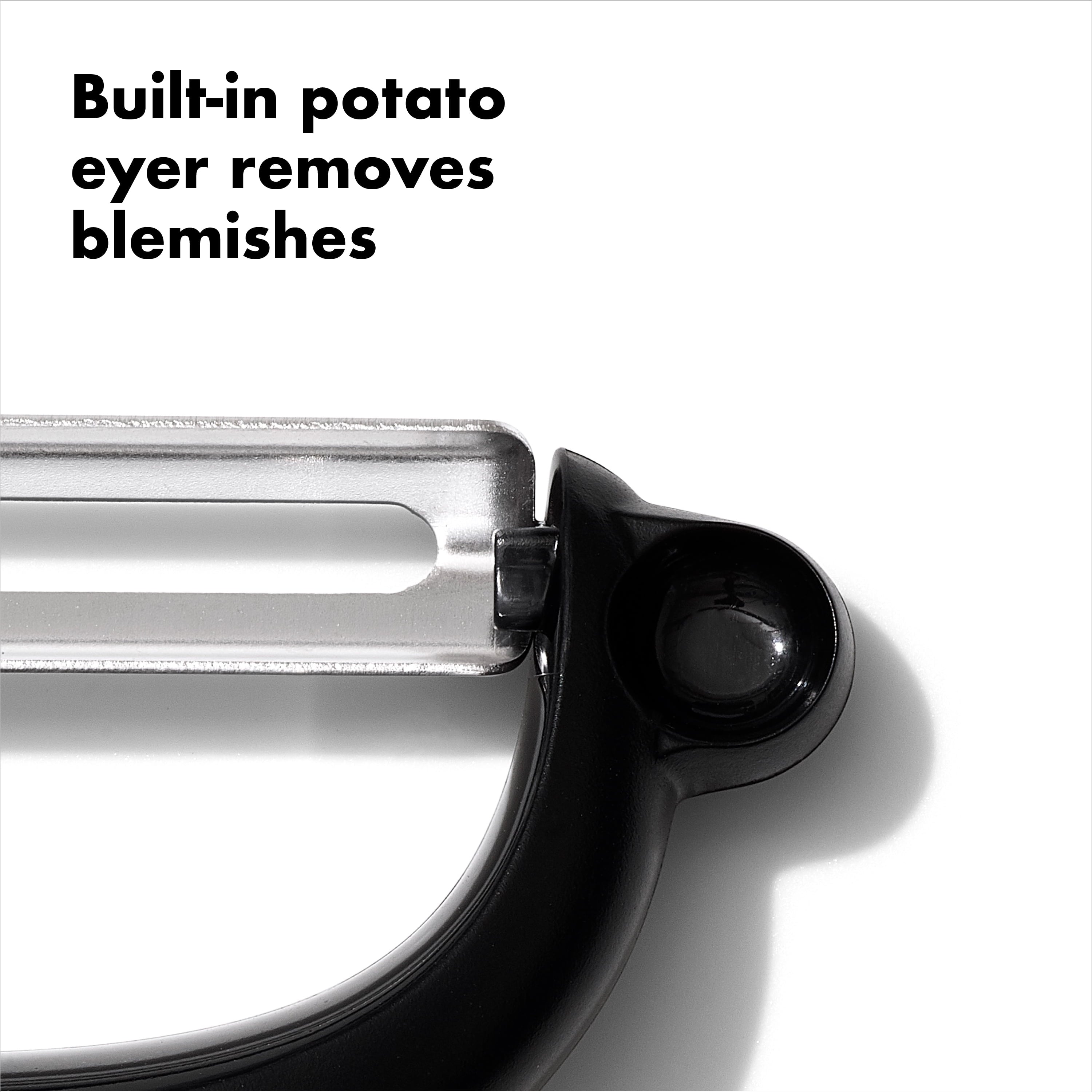 Stainless Steel Blade Y Peeler, Black