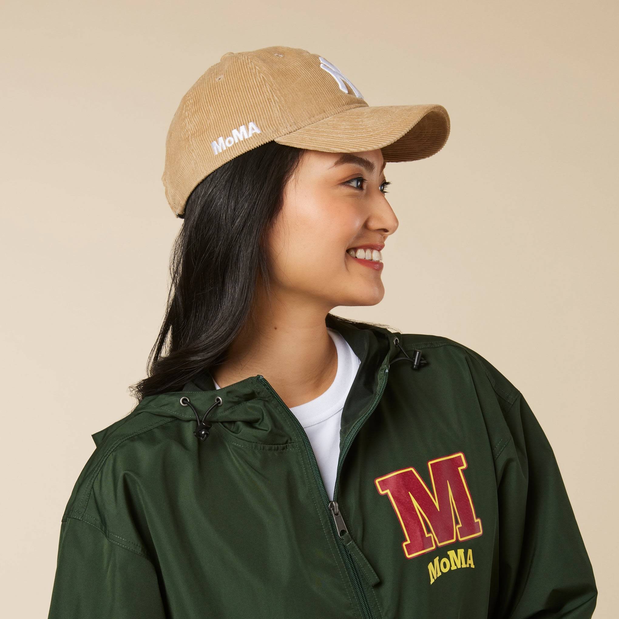 MoMA NY Yankees 9TWENTY Corduroy Adjustable Baseball Cap - Camel