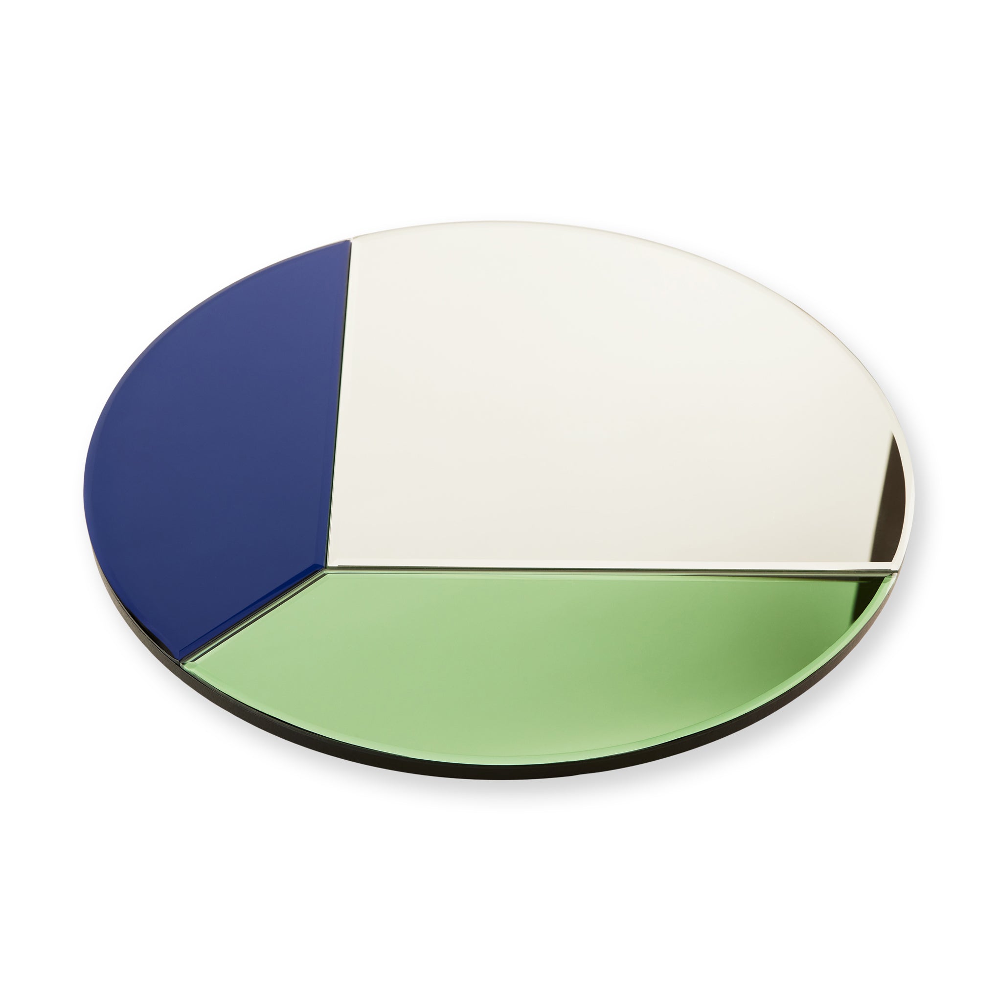 Round Mosaic Mirror - Blue/ Green