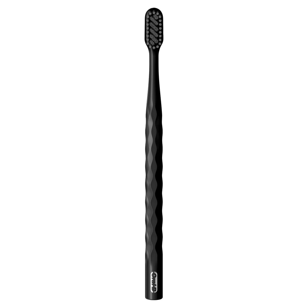 (4 pack)  Toothbrush Pro Whitening Brilliance, Extra Soft, Black, 1 Count